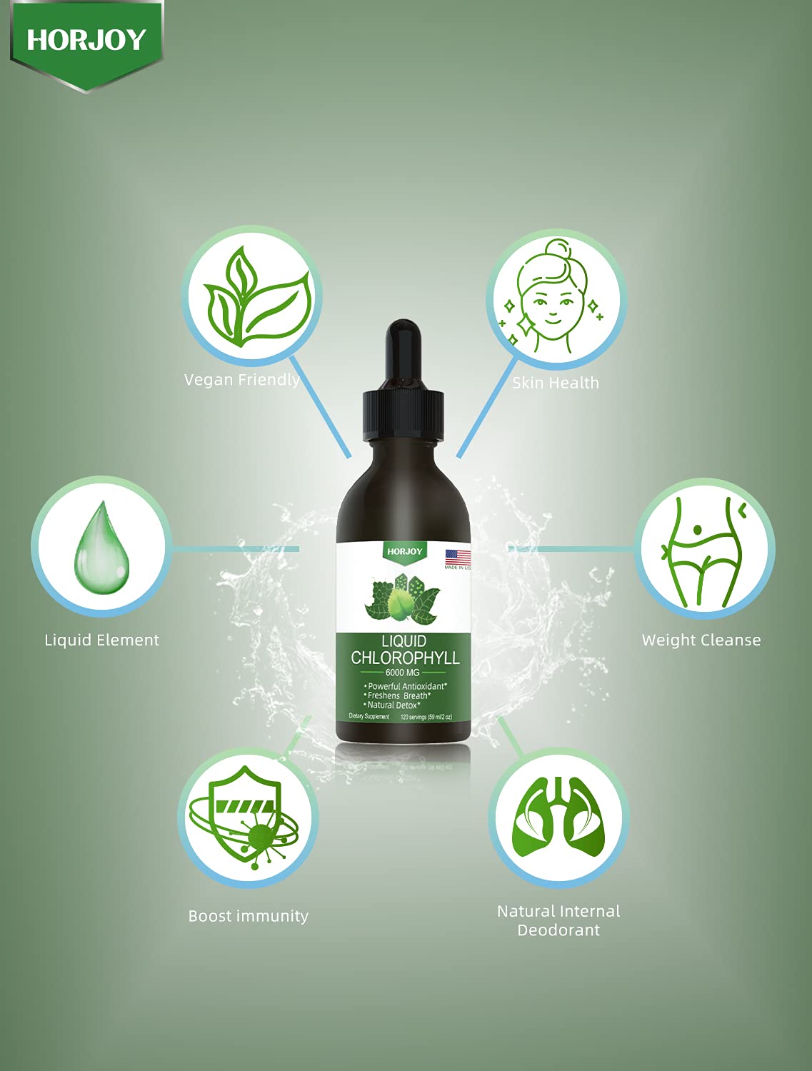 Horjoy Chlorophyll Liquid Drops