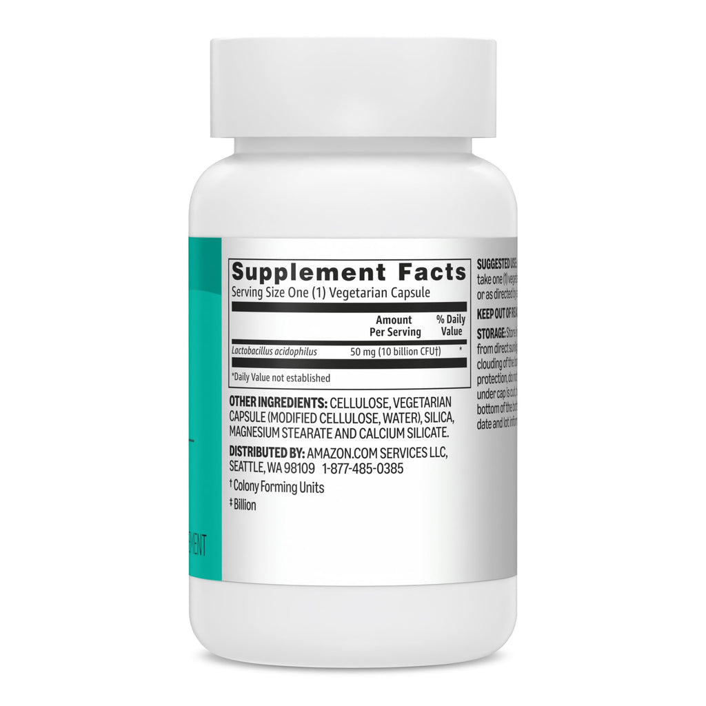 Amazon Basics Daily Probiotic 10 Billion CFU - 60 Capsules - image 5