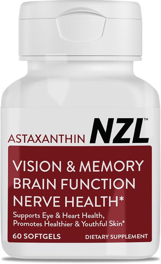OMEGANZL Astaxanthin 12mg Antioxidant - 60 Softgels