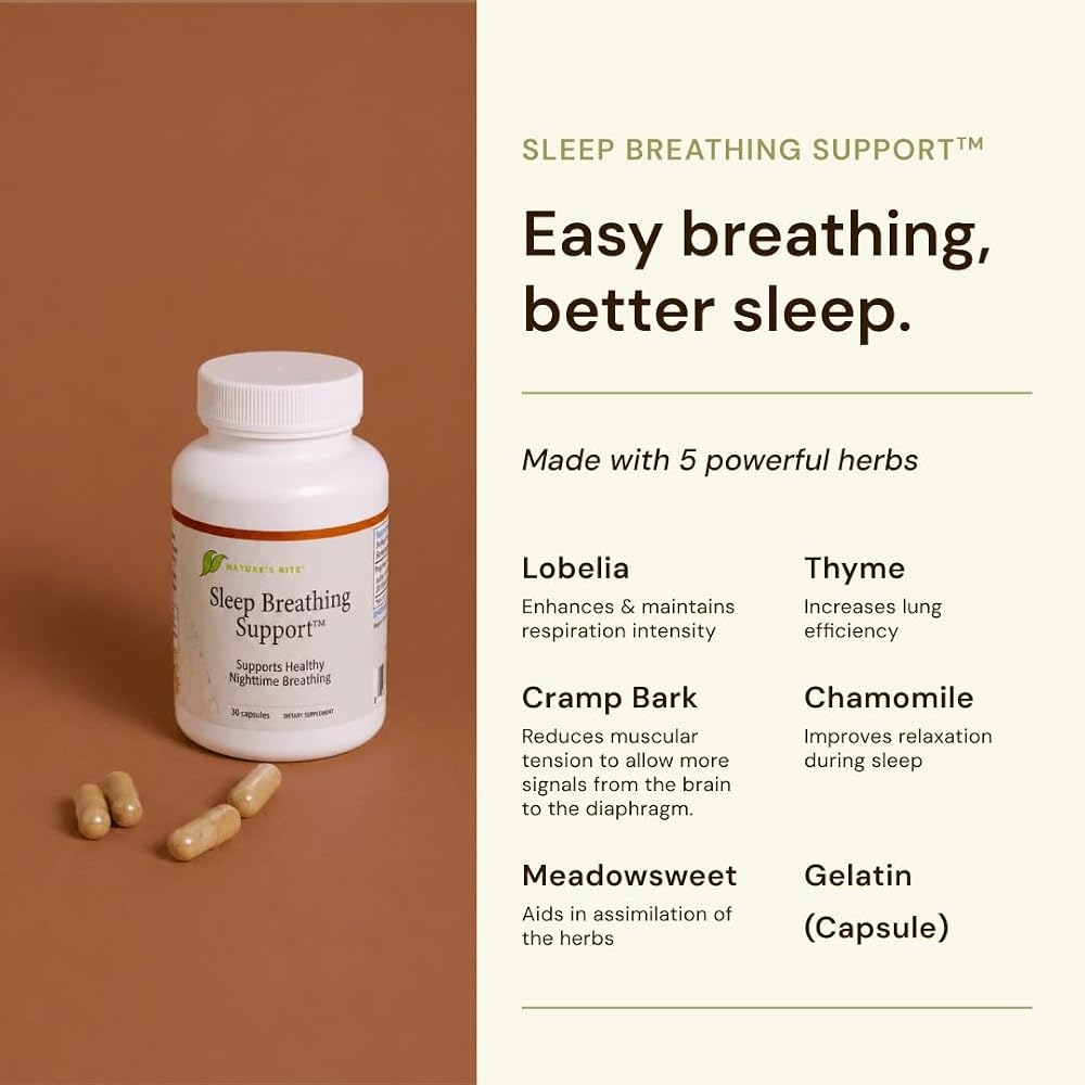 Nature's Rite Sleep Breathing Support - 30 Capsules - image 3