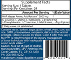 MAP Master Amino Acid Pattern Nutritional Supplement - 120 Tablets - image 3