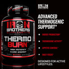 Iron Brothers Thermo Burn Hardcore Fat Burner - 60 Capsules - image 7