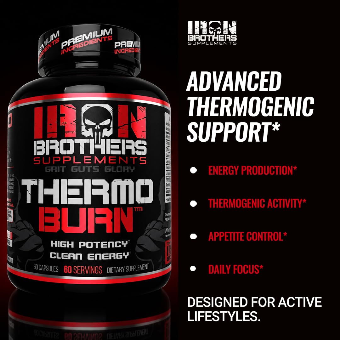 Iron Brothers Thermo Burn Hardcore Fat Burner - 60 Capsules - image 7