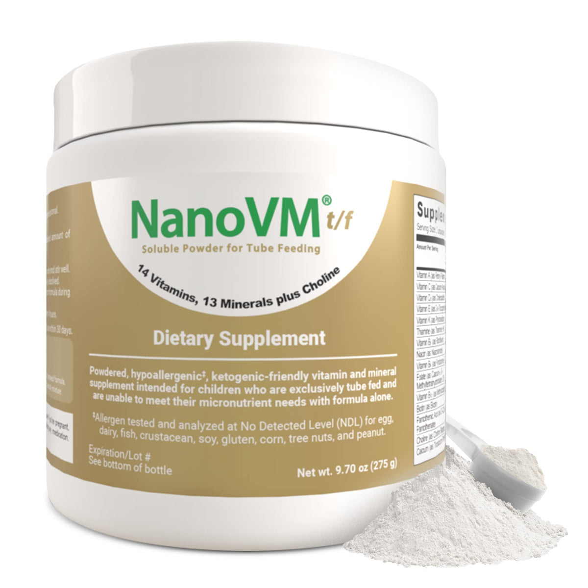 NanoVM t/f Tube Feeding Multivitamin Powder - 275g