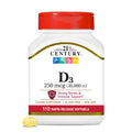 21st Century Vitamin D3 10,000 IU Rapid Release Softgels - 110 Count
