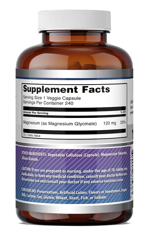 Amazing Formulas Magnesium Glycinate Dietary Supplement