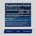 BodyTech Creatine Monohydrate - Supports Muscle Endurance