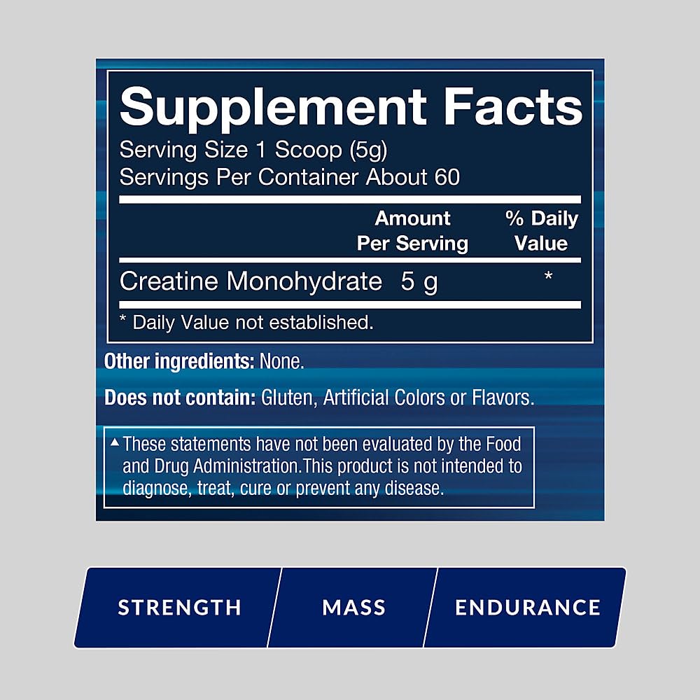 BodyTech Creatine Monohydrate - Supports Muscle Endurance