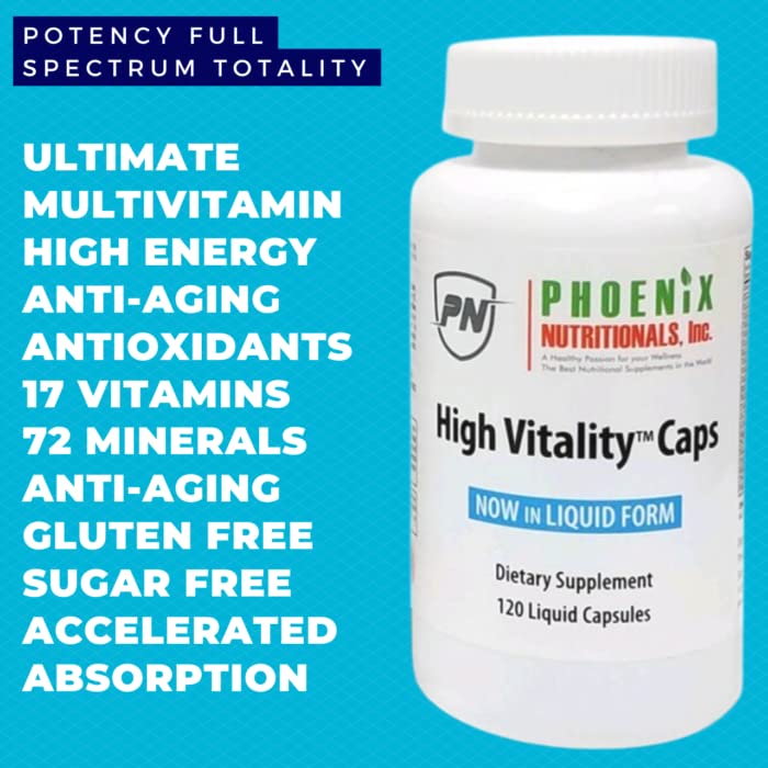 Phoenix Nutritionals High Vitality Multivitamin Softgels - 120 Count - image 4