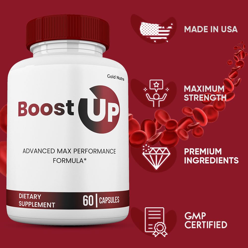 Gold Nutra Boost Up Capsules All Natural Maximum Strength - 2 Pack - image 4
