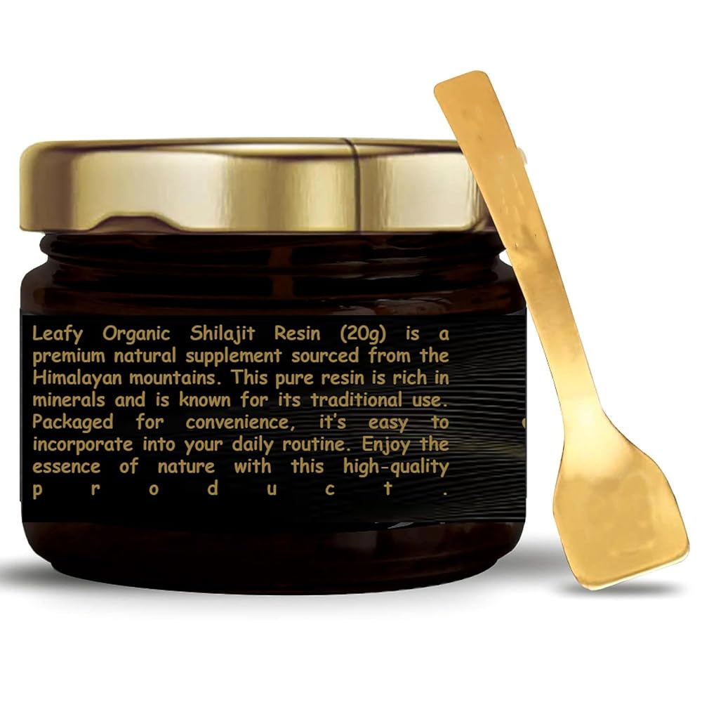 Leafy Organic Shilajit Resin Supplement - 20 Grams - image 3