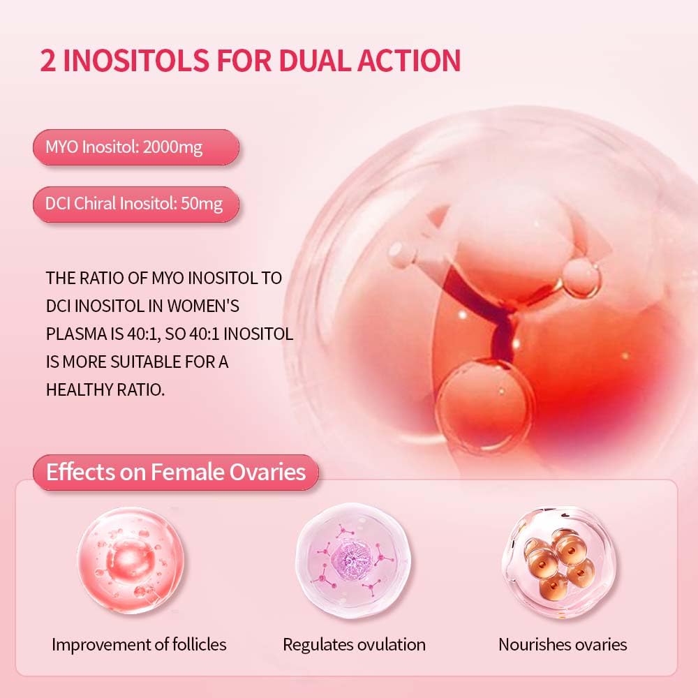 DR.AUSTIN Myo & D-Chiro Inositol Powder for Hormone Balance - 30 Sticks - image 5