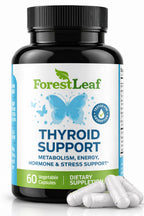 ForestLeaf Thyroid Support with Iodine - 60 Vegetarian Capsules