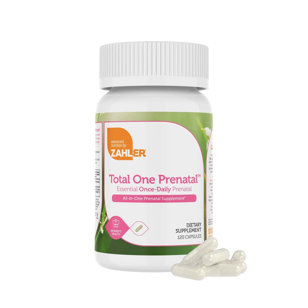 Zahler Total One Prenatal Vitamins - 120 Capsules