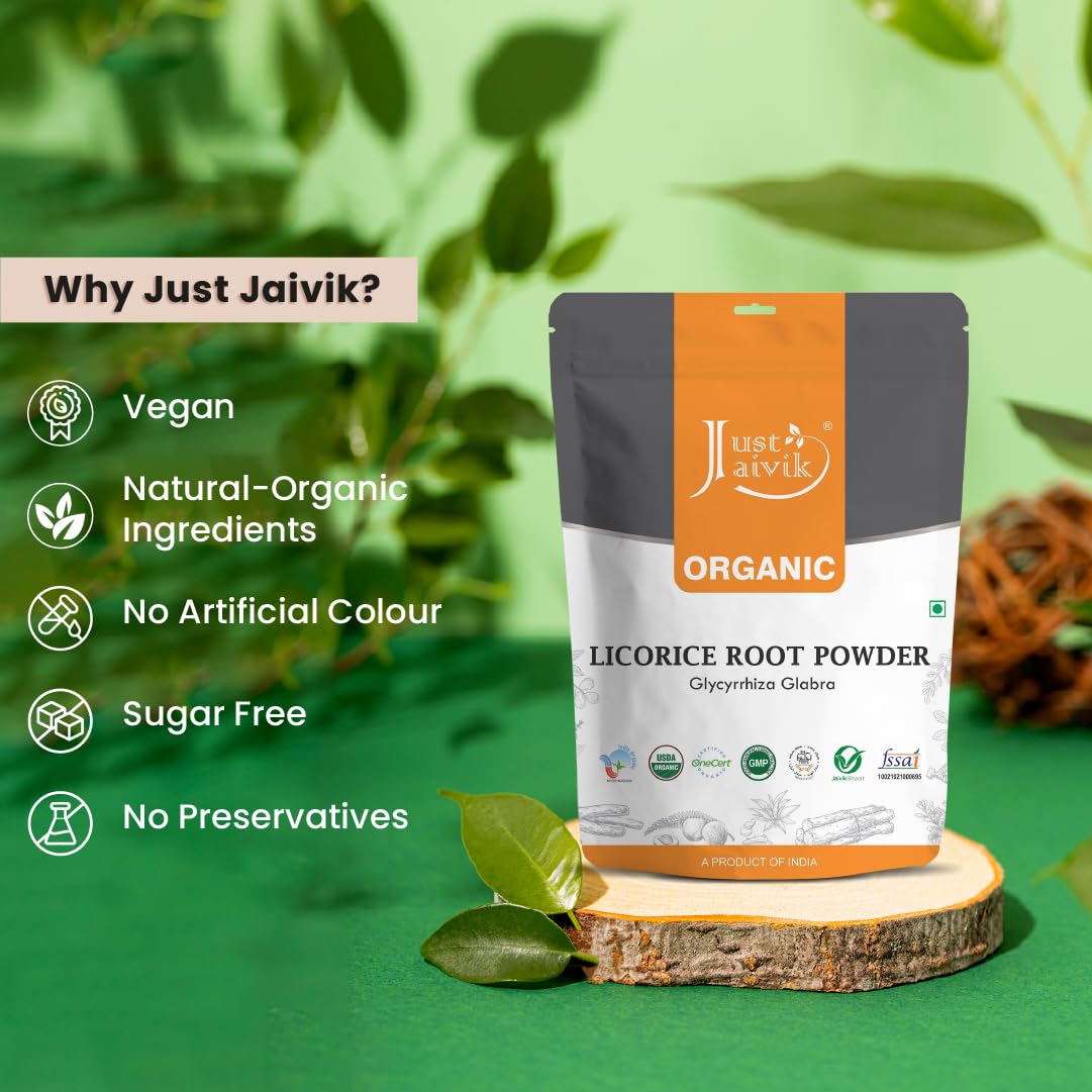 Just Jaivik Organic Licorice Root Powder - 227g - image 5