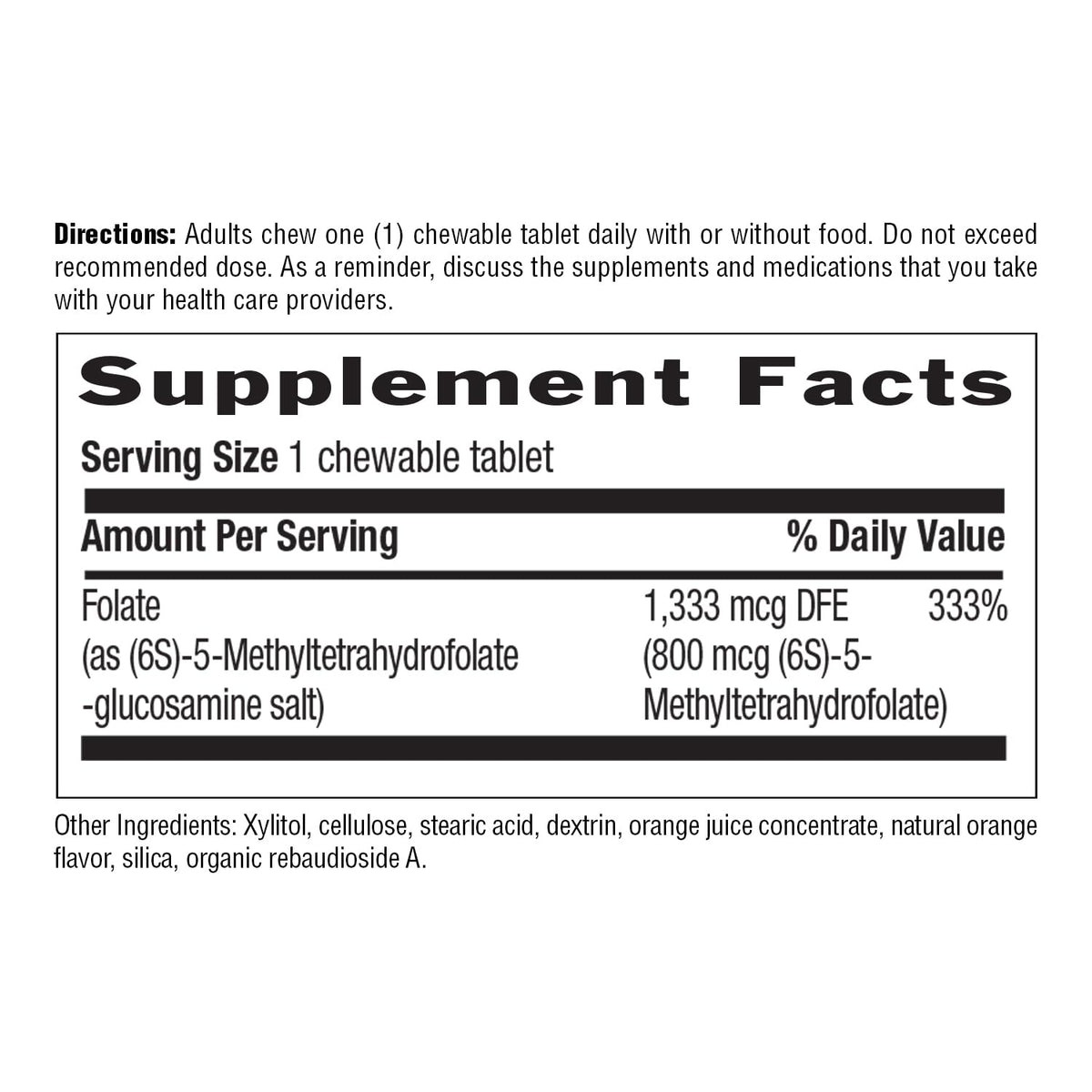 Country Life Methylfolate Chewable Tablets with B12 - 60 Tablets - image 4