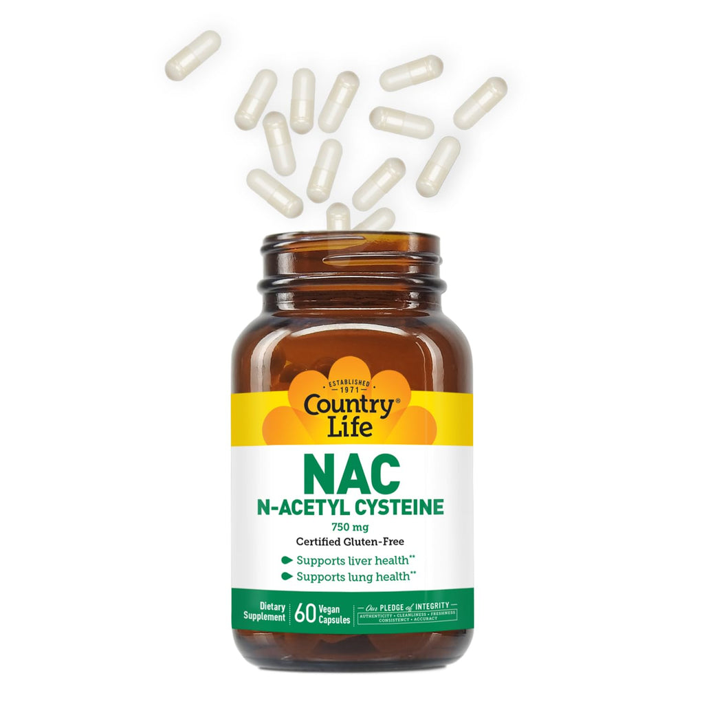 Country Life N-Acetyl CYSTEINE 750MG