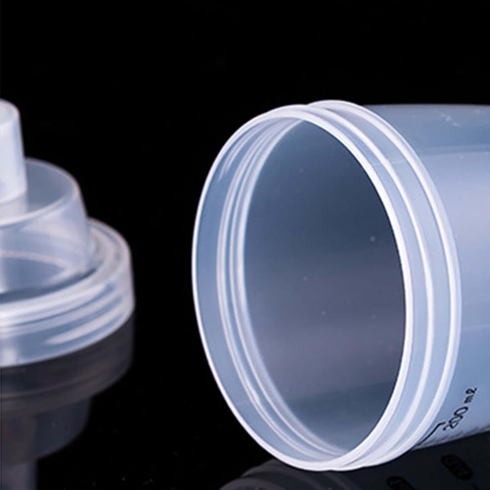 Generic Clear Plastic Shaker Bottle with Measurement Scale - 200ml - image 4