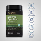 Piping Rock Organic Spirulina 1000mg - 300 Tablets - image 3