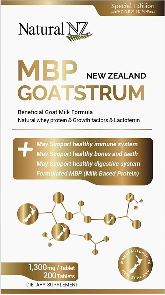 Natural NZ MBP Goatstrum Colostrum & Goat's Milk - 200 Tablets - image 5