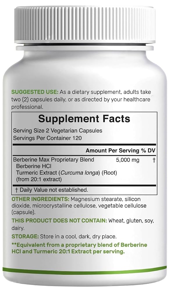 DEAL SUPPLEMENT Berberine MAX 5,000mg