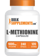BulkSupplements L-Methionine 1000mg Capsules - 240 Count