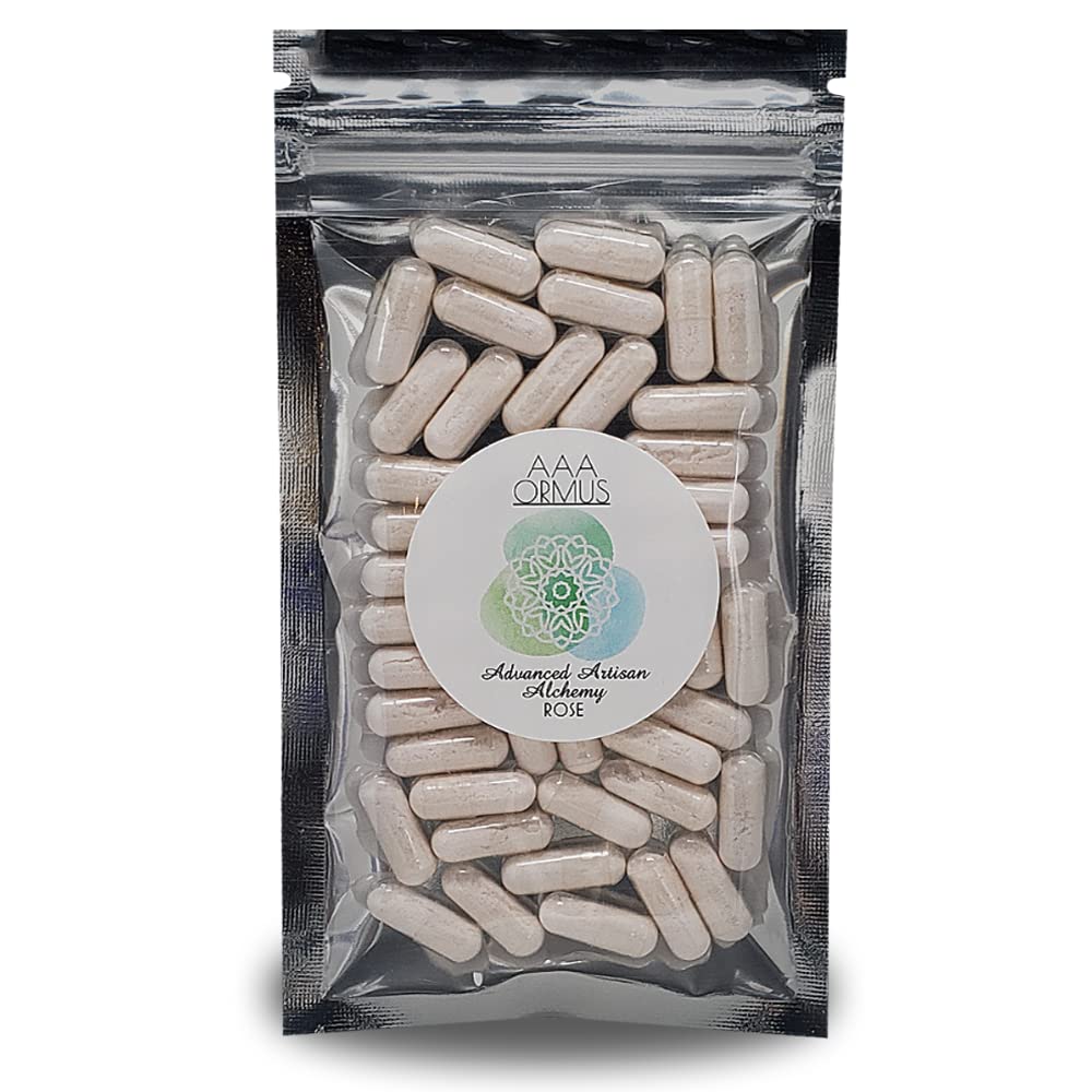 AAA Ormus Rose Capsules Mineral Blend for Wellness - 45 Capsules