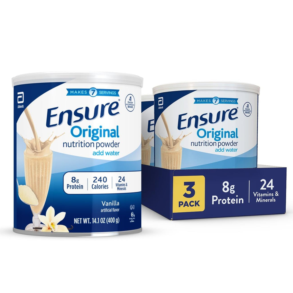 Ensure Original Vanilla Nutrition Powder - 14 Ounce (Pack of 3)