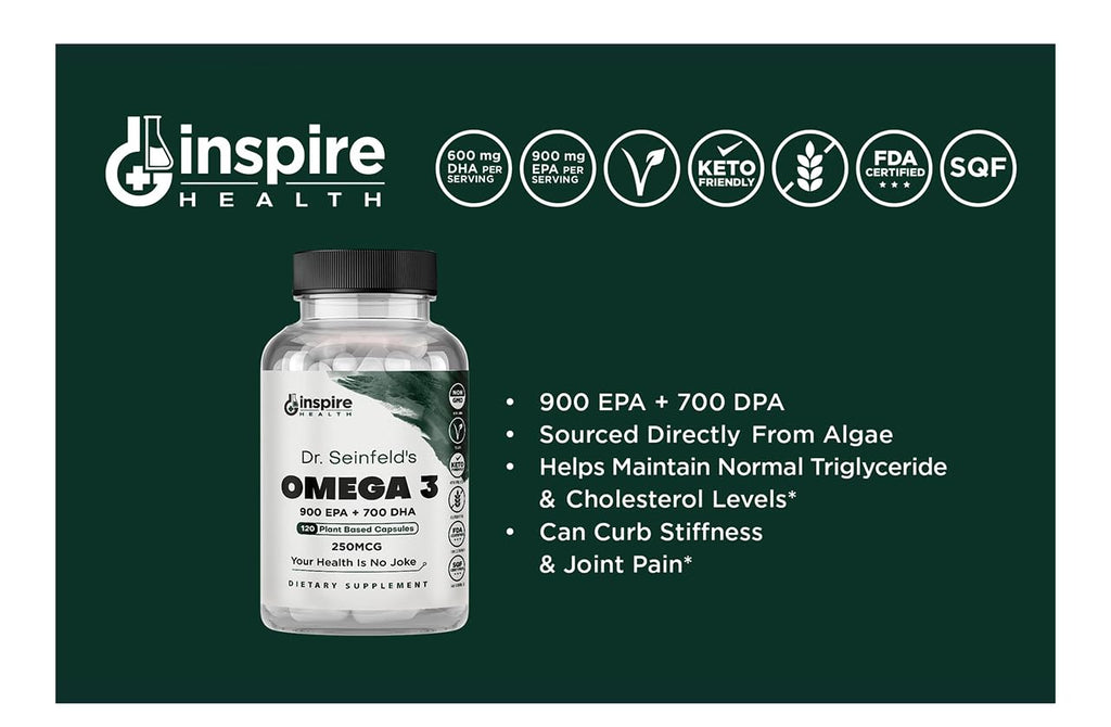 GINSPIRE NUTRITION The Very Best - Alge Omega 3 Vegan Supplement