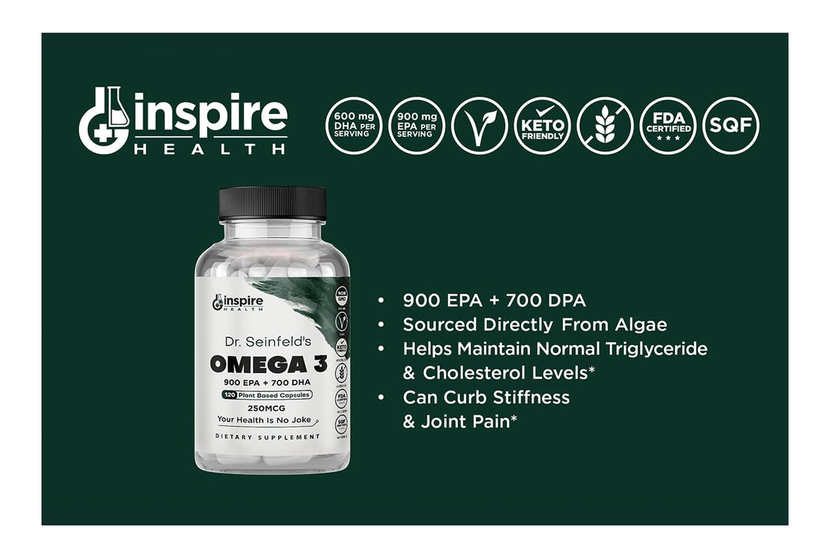 GINSPIRE NUTRITION The Very Best - Alge Omega 3 Vegan Supplement