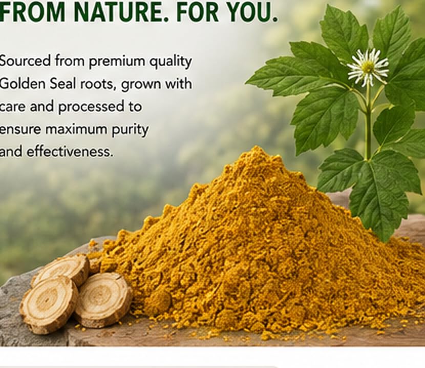 Leafy Organic Goldenseal Root Powder - 3.5 oz - image 4