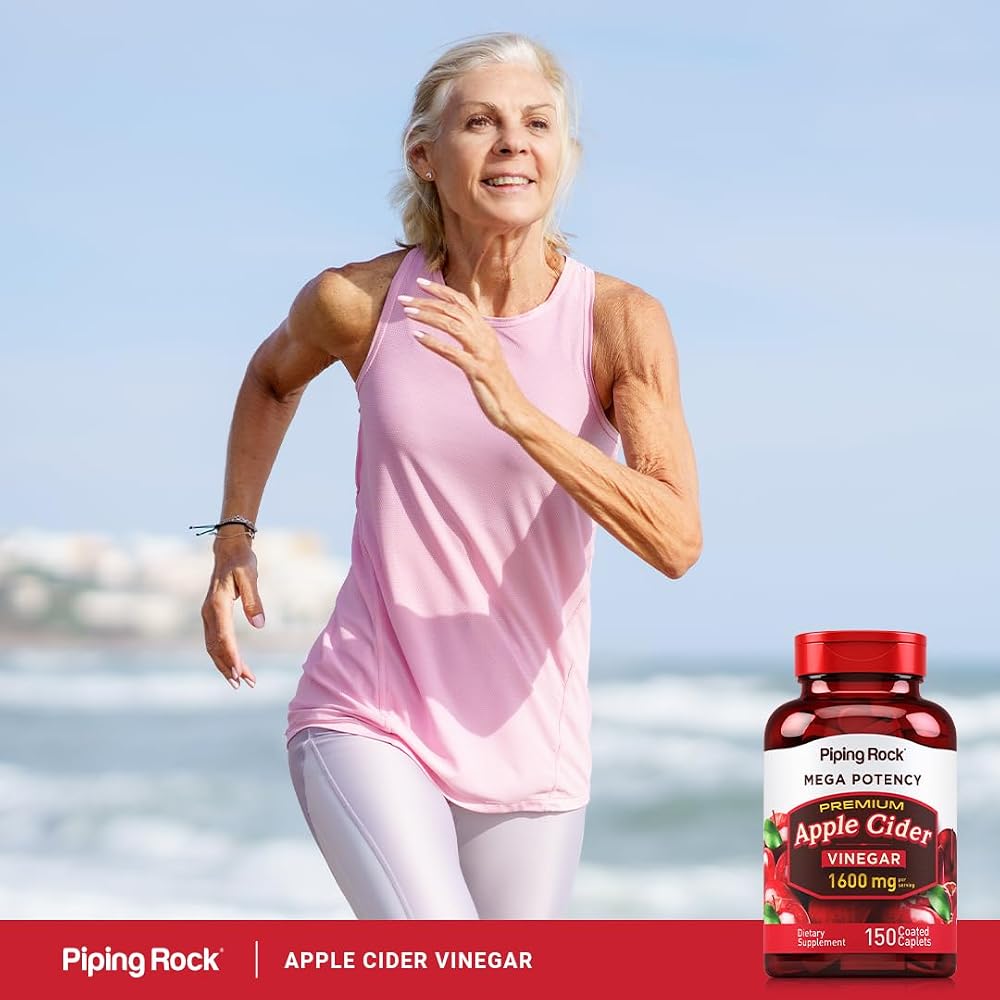 Piping Rock Apple Cider Vinegar 1600mg - 150 Caplets - image 6