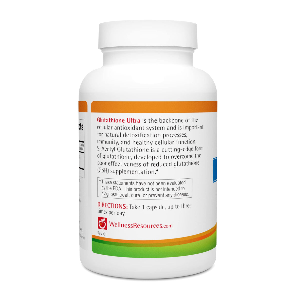 Wellness Resources Glutathione Ultra Antioxidant - 100mg SAG - 90 Capsules - image 3