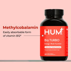 HUM B12 Turbo High Potency Vitamin B12 Daily Energy Support - 30 Tablets - image 3