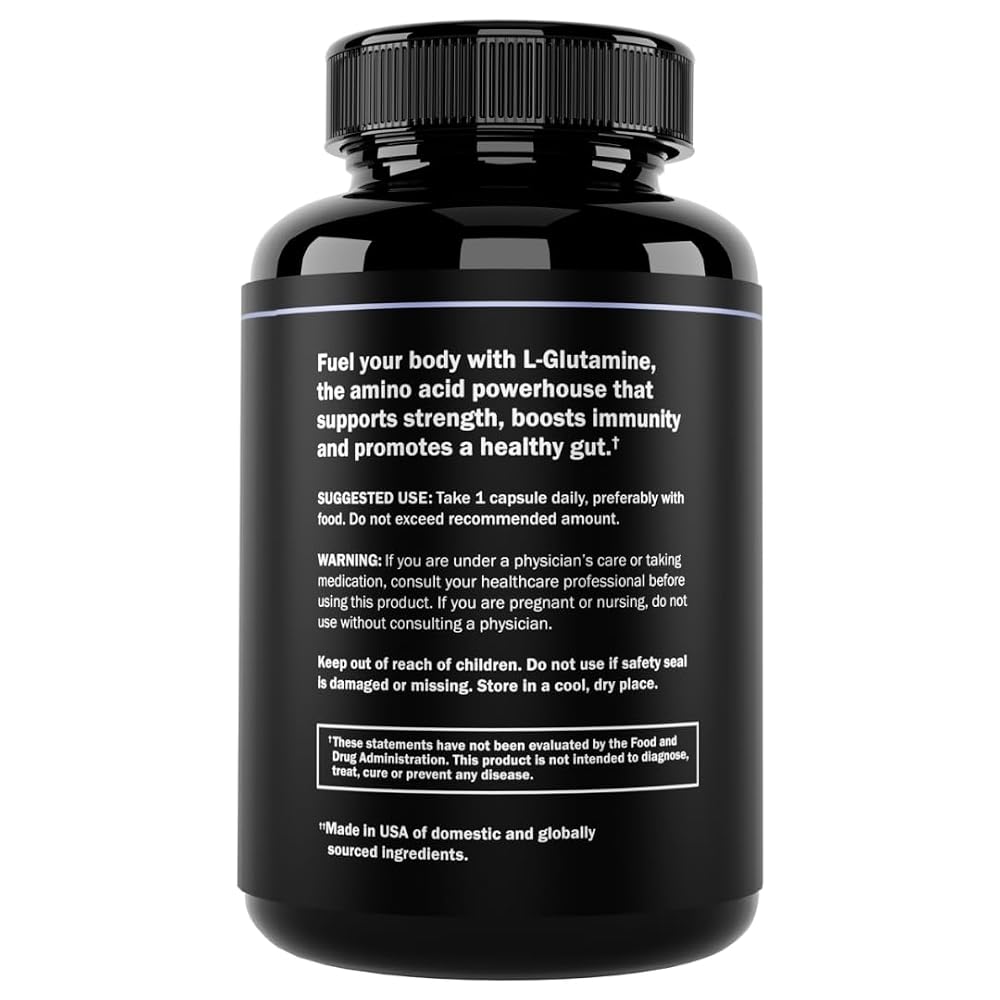 Prime Labs L-Glutamine 600 mg Capsules - 180 Count - image 9