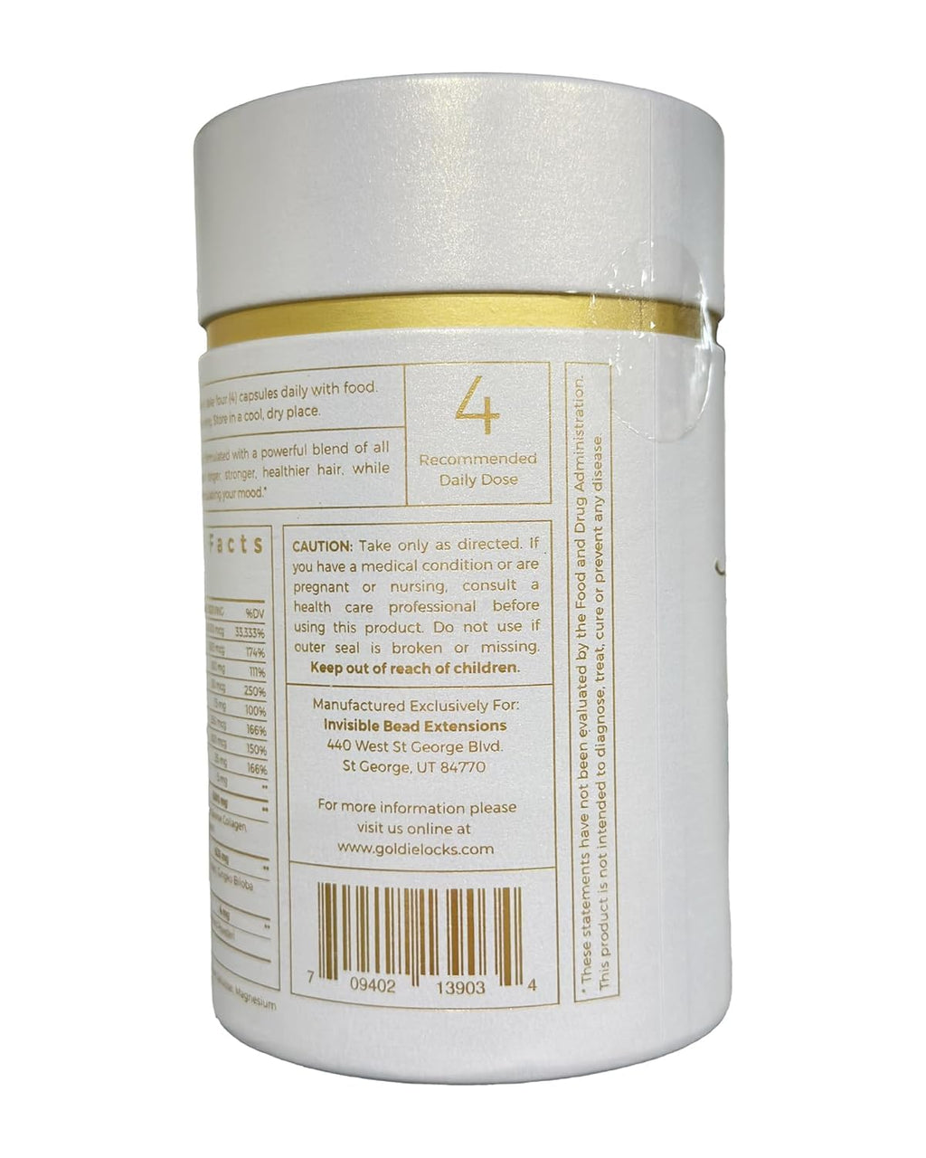 Goldie Locks Hair Growth Supplements Original Formula - 120 Capsules - image 8