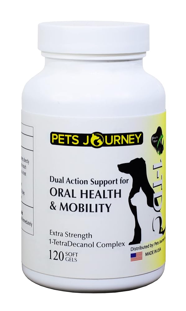 Pets Journey Mobility & Oral Health for Cats and Dogs - 120 Softgels