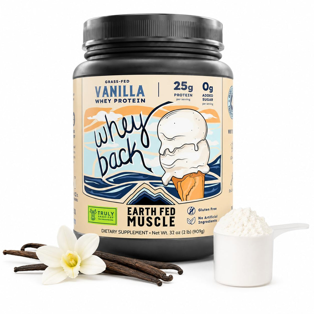 Earth Fed Muscle Whey Protein Isolate