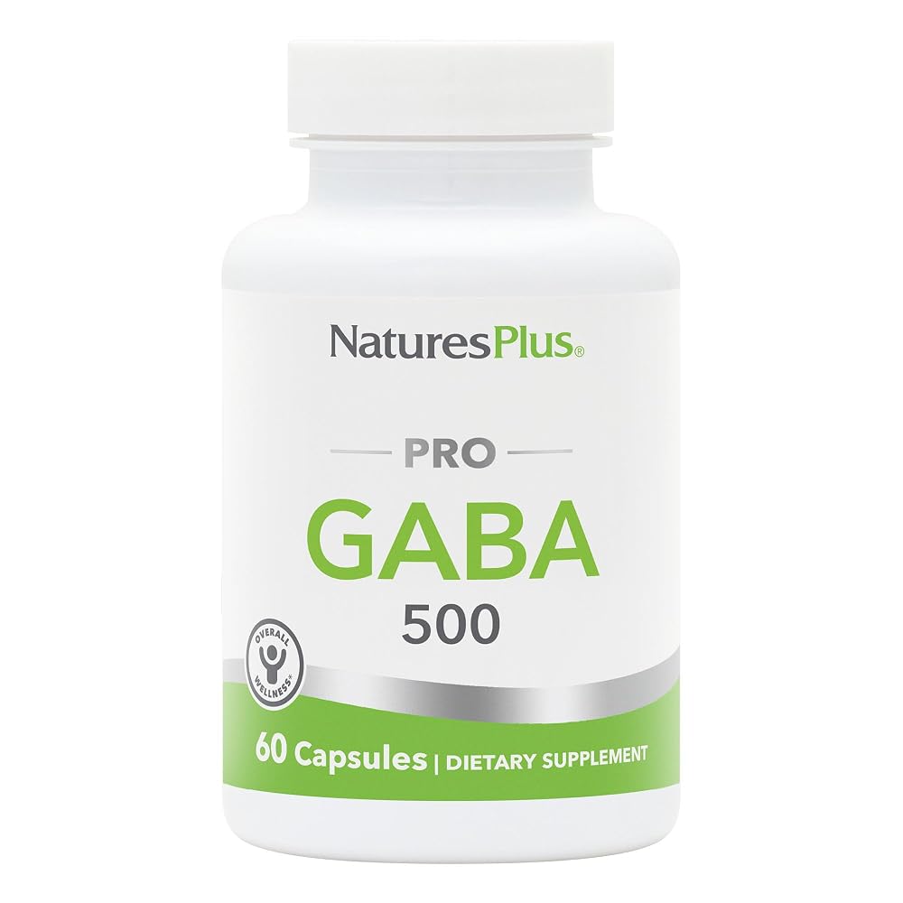 NaturesPlus PRO GABA 500 mg - 60 Capsules