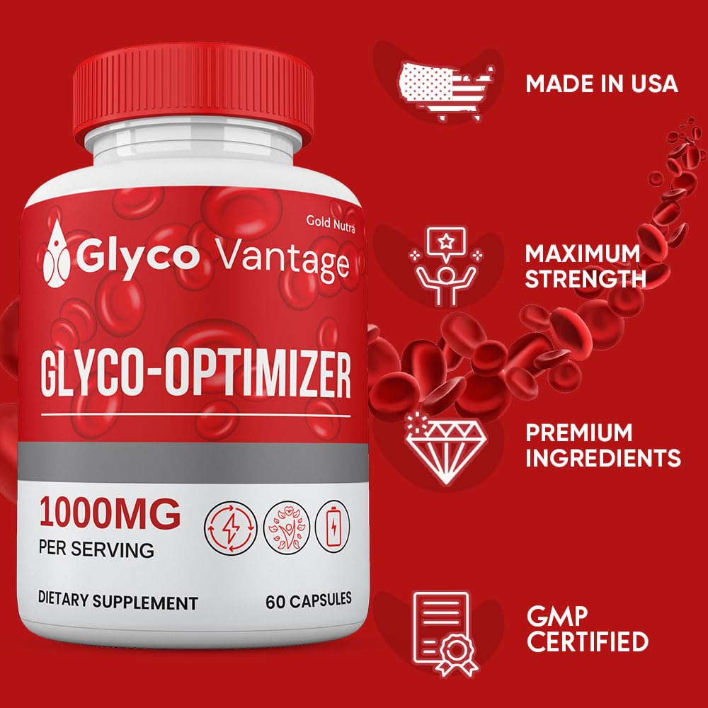 Gold Nutra Glyco Vantage Glyco Optimizer Capsules Blood Support - 5 Pack - image 5