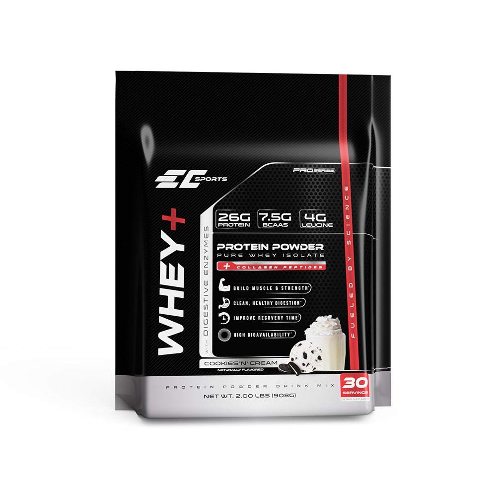 EC Sports Whey+ Protein Powder: Superior Absorption Whey Isolate