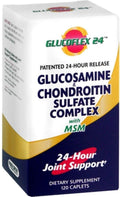 Glucoflex Glucosamine & Chondroitin Sulfate with MSM Caplets - 120 Count