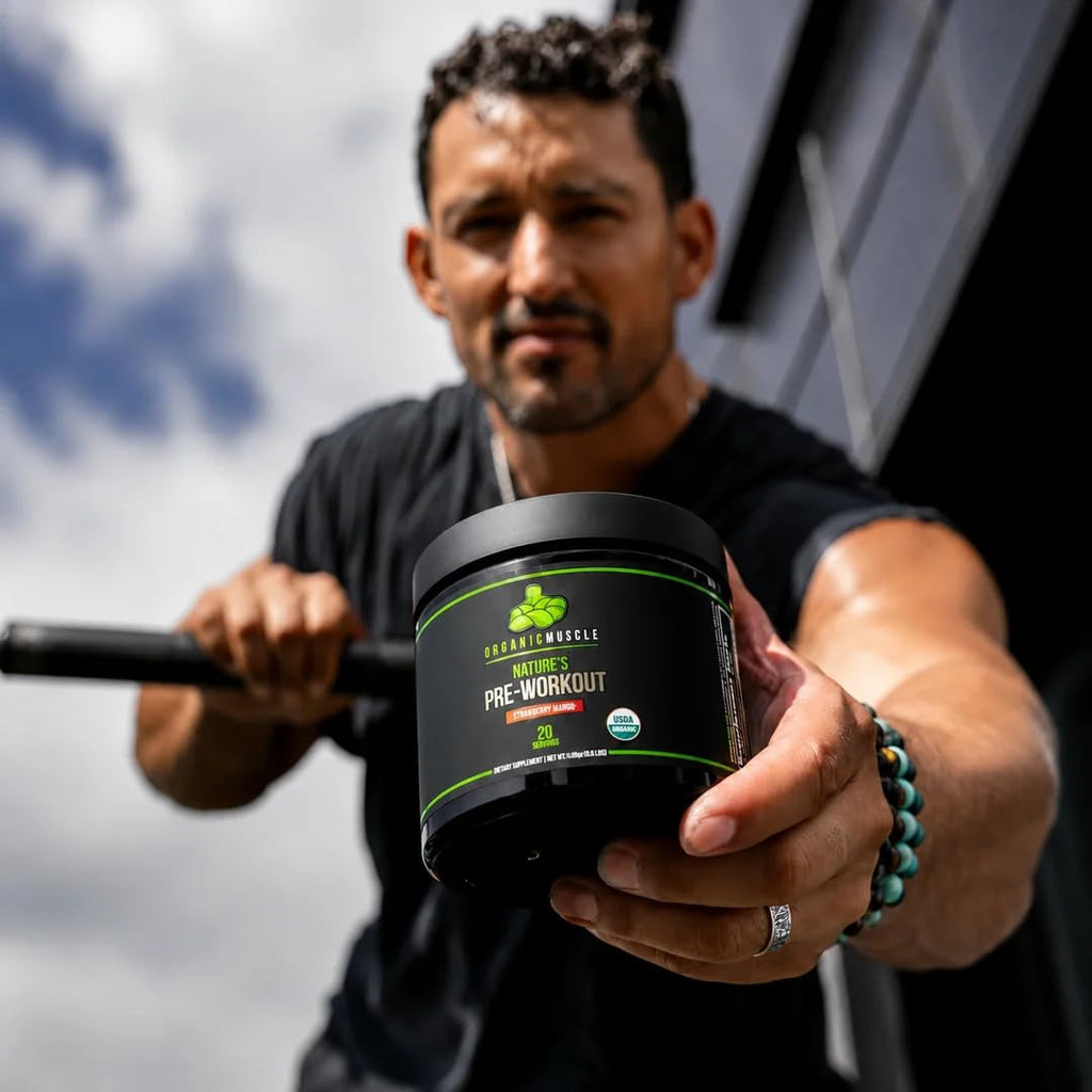 Organic Muscle Pre-Workout Powder Strawberry Mango - 20 Servings - image 9
