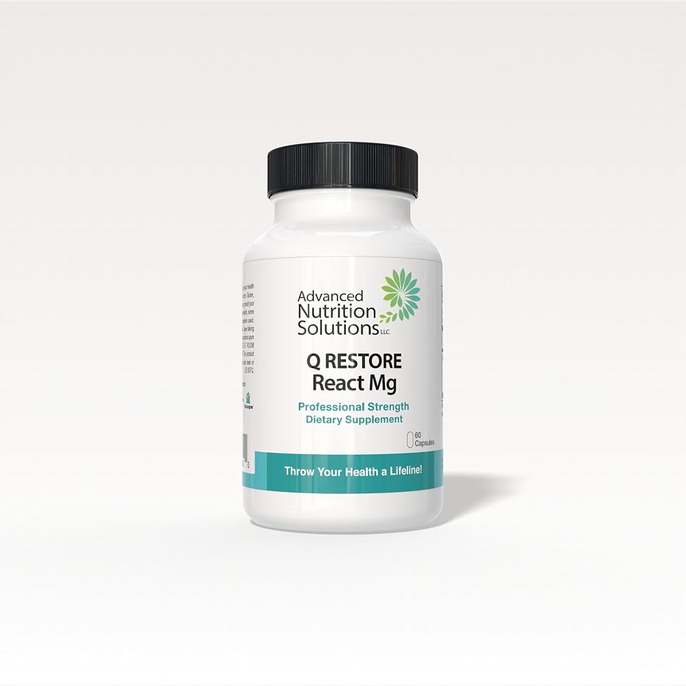 Advanced Nutrition Solutions Q Restore React Mg - 60 Capsules