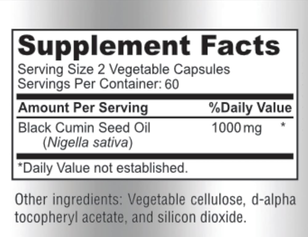 YUMMYVITE Black Seed Oil Capsules for Hair & Skin - 120 Softgels - image 8