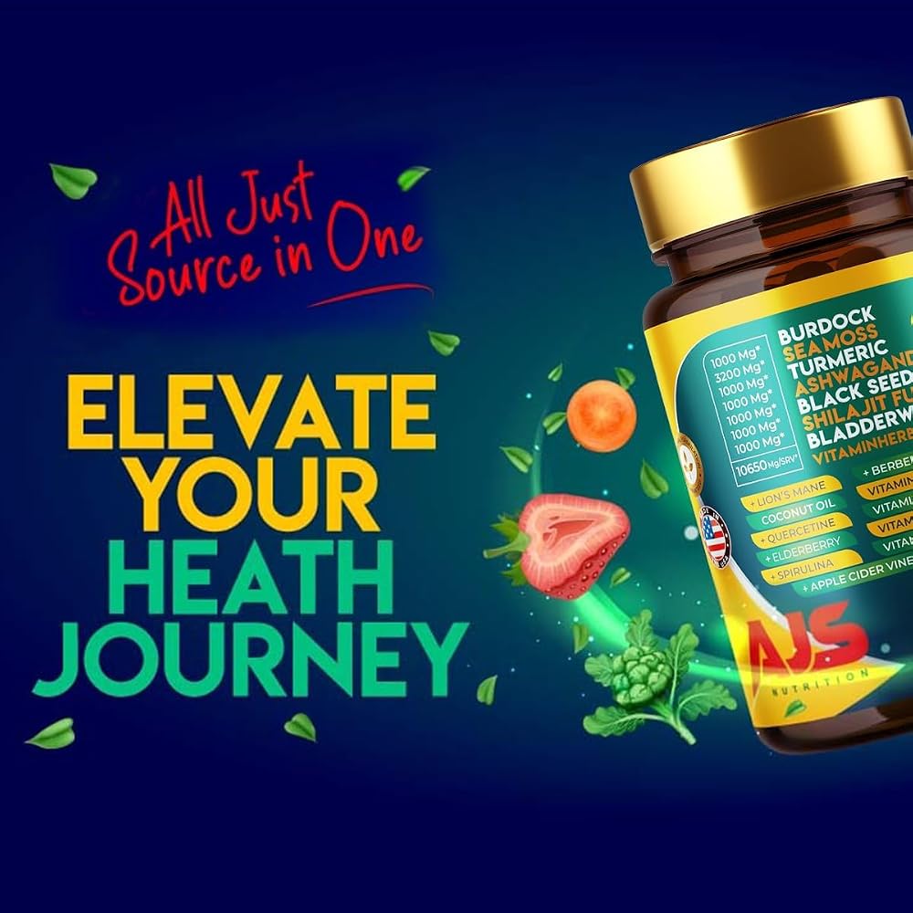 AJS Sea Moss Capsules 3200mg