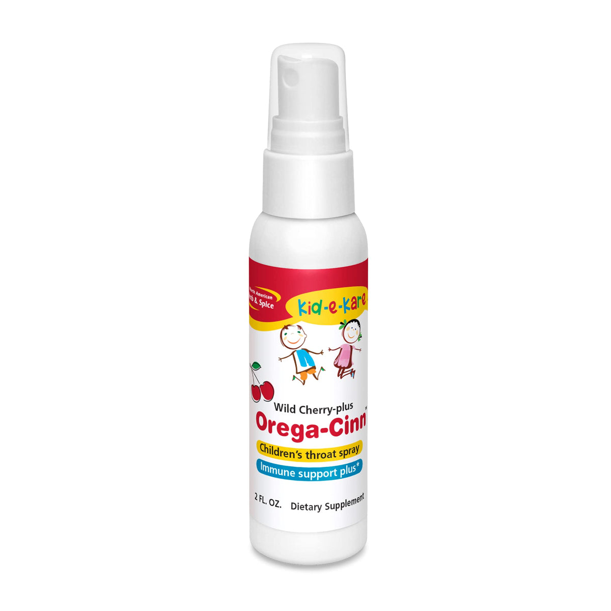 NORTH AMERICAN HERB & SPICE kid-e-kare Orega-Cinn Throat Spray - 2 fl oz