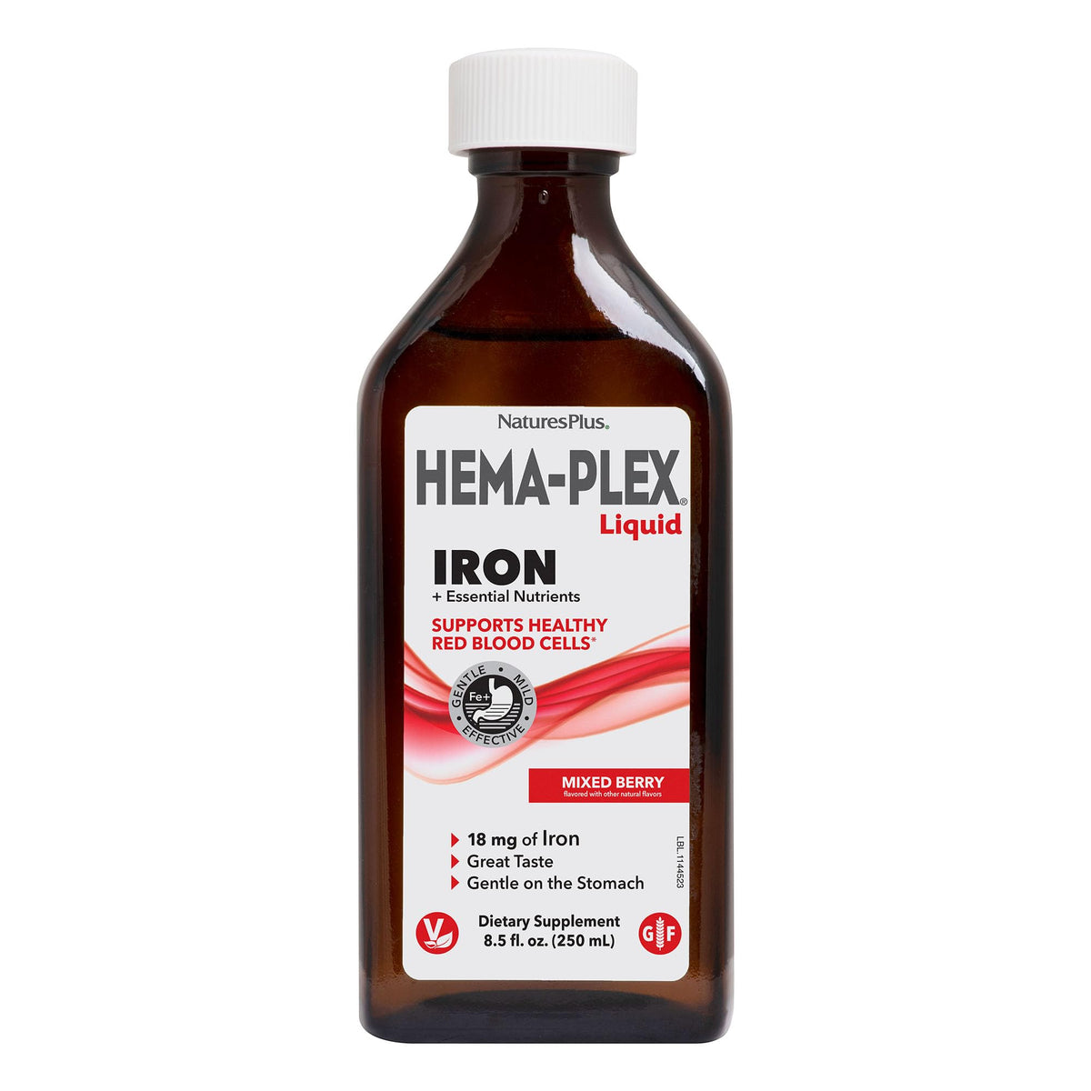 Nature's Plus Hema-Plex Liquid Iron Mixed Berry - 8.5 oz