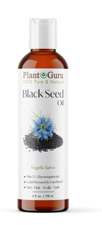 Plant Guru Black Cumin Seed Oil 4 fl. oz. Unrefined Cold Pressed 100%