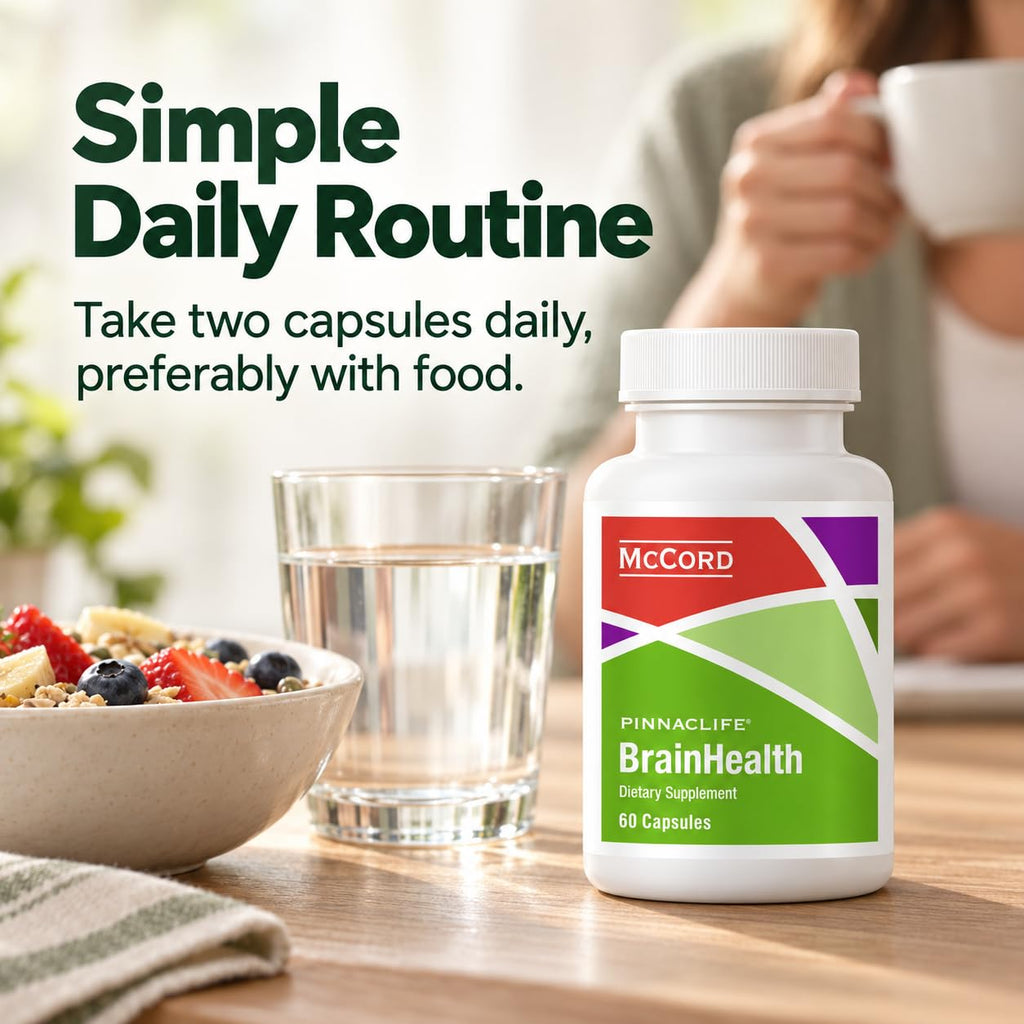 Pinnaclife McCord BrainHealth Brain Supplement for Memory & Focus - 60 Capsules - image 5
